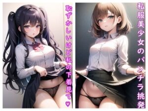 私服美少女のパンチラ挑発(ビンビンクリップ) [d_335062]