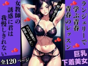 ランジェリーで学ぶ、青春のレッスン(AI美女LABO.8) [d_335276]