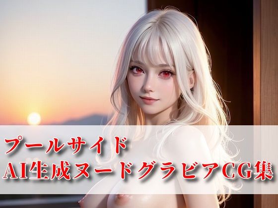 プールサイド AI生成ヌードグラビアCG集(月代台工房) [d_335636]