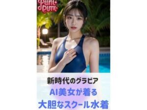 新時代のグラビア:AI美女が着る大胆なスクール水着(美女開発部門) [d_335652]