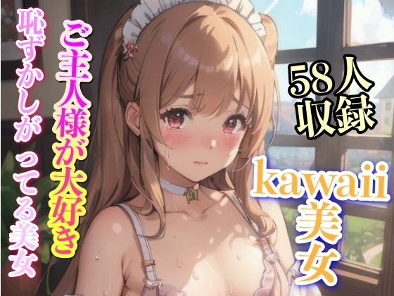 恥ずかしがってる美女 ご主人様が大好き 58人収録(妄想ギャル) [d_335653]