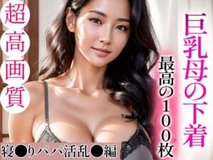 【超高画質グラビア写真集】巨乳母の下着。最高の100枚〜寝●りパパ活乱●編〜(かぞくまんが2（未亡人母援○交際）) [d_336151]