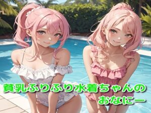 貧乳ふりふり水着ちゃんのおなにー(BMさん) [d_336571]