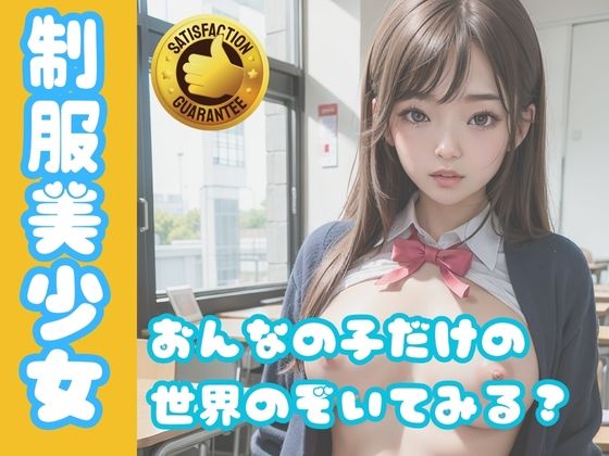 【巨乳女子校生】おっぱいが大きい女子校生はエッチなことが大好き！(美女AIコレクション) [d_337556]