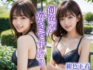 何色が好きですか 〜紺色下着のエッチな娘〜(ミルクキング) [d_337668]