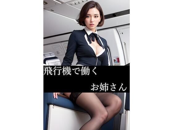 ［AIグラビアイラスト集］飛行機で働くお姉さん(Delusional AI Workshop) [d_337722]