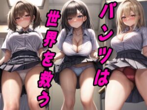 パンツは世界を救う！自らスカートの内側を見せつける女の子たち(雪月花) [d_338428]