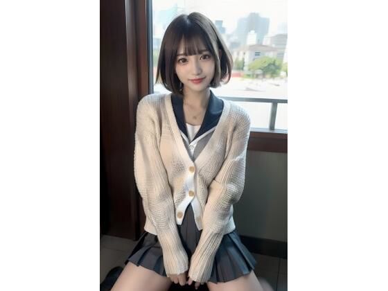 女子校生とパパ活デート(AIコスプレ美女) [d_338466]