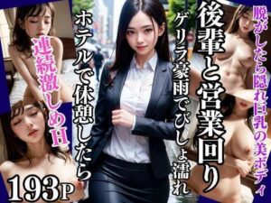 後輩と営業回り中にゲリラ豪雨でびしょ濡れホテルで休憩したら・・・(お買い得セール実施中) [d_339435]