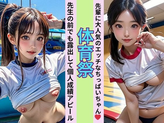 体育祭 〜先輩に大人気のエッチ大好きちっぱいちゃん！先生の前でも露出して個人成績アップを図る〜(えちえち研究所) [d_339688]