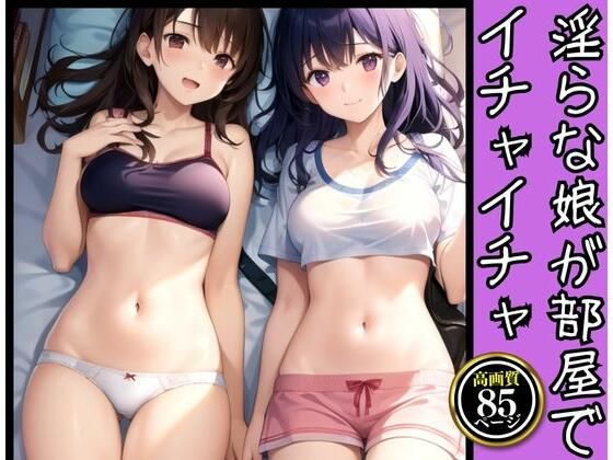 淫らなJKが部屋の中でイチャイチャ写真集85枚(おやすみCAちゃん) [d_340074]