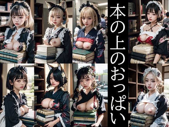 本の上のおっぱい(自家発電研究所) [d_340156]