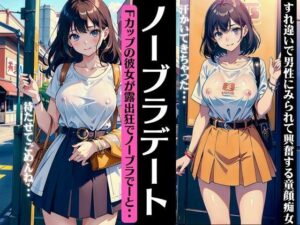 ノーブラデート〜Fカップの彼女が露出狂だった〜すれ違いの男性に見られて興奮するスペシャル(今晩のおかずプロモーション) [d_340370]