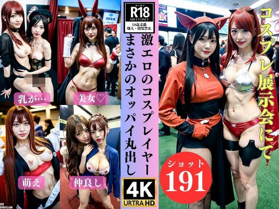 激エロのコスプレイヤー〜展示会でオッパイ丸出し191人〜(美熟女LAB) [d_340412]