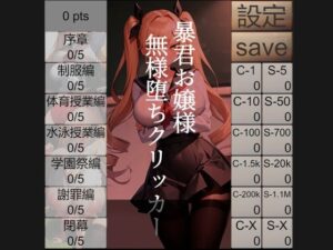 暴君お嬢様・無様堕ちクリッカー(96000) [d_342249]