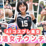 部活女子ウンチ集‐AIコスプレ美女(いなよ@アブAI) [d_341155]