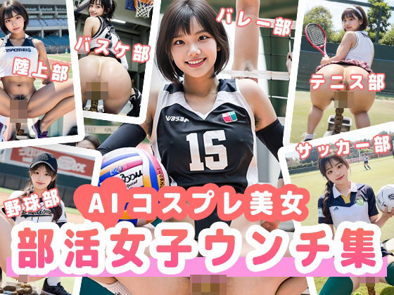 部活女子ウンチ集‐AIコスプレ美女(いなよ@アブAI) [d_341155]
