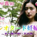 【野外露出】麗しの黒髪ちっぱい レオタード妊婦〜森の奥で感じる快感〜(undergroundJYUN) [d_341849]