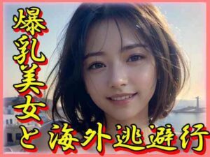 爆乳美女と海外逃避行(山と撫でシコシコ) [d_342742]