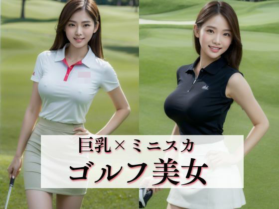 巨乳×ミニスカ ゴルフ美女(AI美女倶楽部BIJOBIJO) [d_343491]