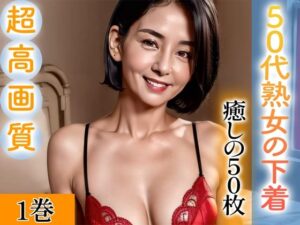【超高画質グラビア写真集】50代熟女の下着。癒しの50枚〜1巻〜(いやしまんが【AIイラスト】) [d_343621]