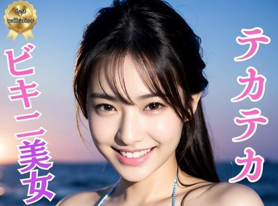 テカテカ巨乳ビキニ美女〜真夏の撮影会とポロリ〜淫臭が染み込んだ体(巨乳美女) [d_343718]