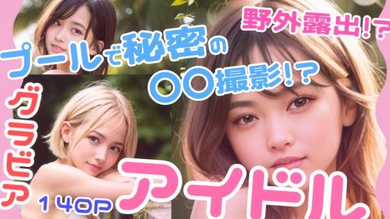 【超高画質CGグラビア】プールで秘密の〇〇撮影！？(ざらざらはくまい) [d_344402]