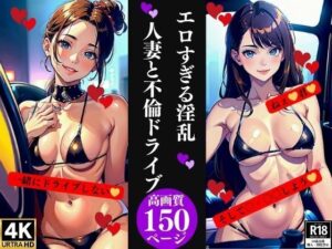 エロすぎる淫乱人妻と不倫ドライブ(AI美女LABO.10) [d_344434]