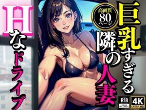 巨乳すぎる隣の人妻Hなドライブ(AI美女LABO.6) [d_345790]