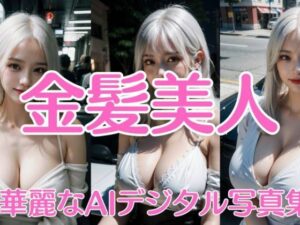 金髪美人「ずこずこしたいの」(AI美女写真集) [d_345875]