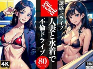 誘惑ドライブ淫乱人妻と水着で不倫ドライブ(AI美女LABO.1) [d_345887]