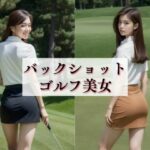 バックショット ゴルフ美女(AI美女倶楽部BIJOBIJO) [d_346476]