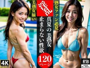 淫乱真夏の美熟女止まらない性欲(AI美女LABO.15) [d_346683]