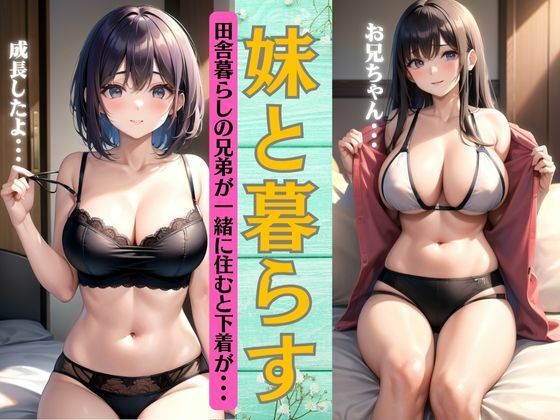 妹と暮らす兄〜田舎暮らしの兄弟が一緒に住むと下着姿で〜成長した姿でお兄ちゃんの目の前に！(厳選えろコレクション) [d_347555]