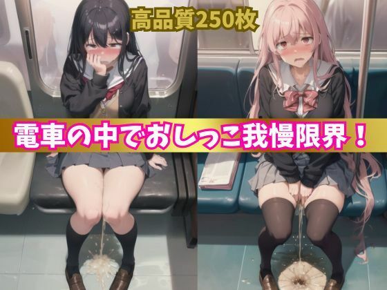 電車の中でおしっこ限界！(スポガ) [d_348163]