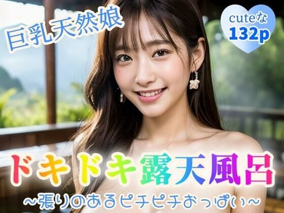 【巨乳天然娘】ドキドキ露天風呂〜張りのあるピチピチおっぱい〜【132p】(エスカルゴジョー) [d_349172]