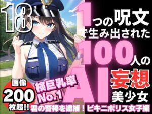 1つの呪文で生み出された100人のAI妄想美少女-18【検巨乳率No.1！ビキニポリス女子】(AIヒロイン研究会) [d_349282]