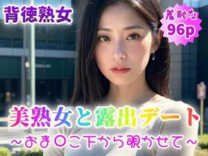 【背徳熟女】美熟女と露出デート〜おま〇こ下から覗かせて〜【96p】(紐をギュッとね) [d_350888]