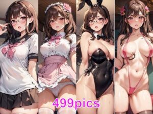 SNSにエッチな自撮りをUPしていたのが部下にバレて、おもちゃにされる女上司のCG集(妄想サチュレーション) [d_351050]