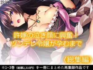 許嫁の泣き顔に興奮！ツンデレ令嬢が孕むまで ＜総集編＞(あまからや) [d_364595]