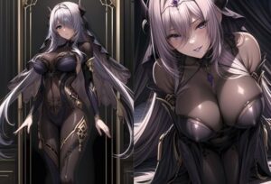 悪堕ち・淫魔化した元聖女騎乗位搾精(ochiruevil) [d_330838]