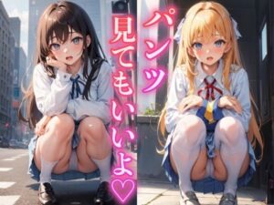 パンツ見てもいいよ 〜しゃがみパンチラ少女〜(ミルクキング3) [d_342624]