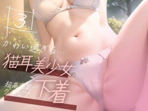 【超高画質グラビア写真集】猫耳美少女の下着。かわいい50枚〜3巻〜(おにかわAI【イラスト】) [d_346654]