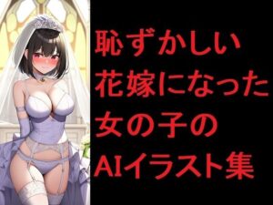恥ずかしい花嫁になった女の子のAIイラスト集(Love and peace) [d_351889]