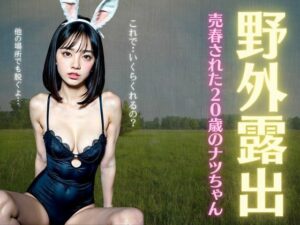 野外露出！売春された20歳のナツちゃん・・・おじさんに野外で露出プレイを強要される(ビッチ童顔ピクセル) [d_352293]