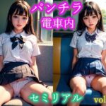 パンチラ 電車内-01 セミリアル NRシリーズ(まめまめクリ子2.5 セミリアル) [d_352644]