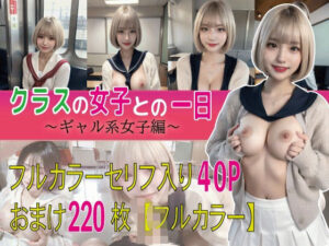クラスの女子との1日〜ギャル編〜(AIコスプレ美女) [d_354207]