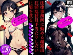 法律事務所に勤める超露出狂淫乱社員手当たりしだいに男を貪る(Eサークル) [d_354254]