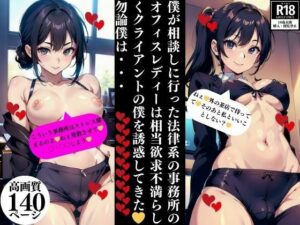 僕が相談しに行った法律系の事務所のオフィスレディーは相当欲求不満らしくクライアントの僕を誘惑してきた？勿論僕は・・・(Eサークル) [d_354269]