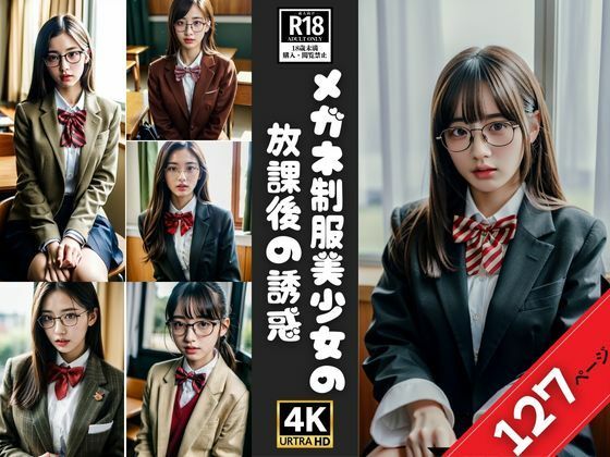 メガネ制服美少女の 放課後の誘惑(愛撫センサー) [d_354354]